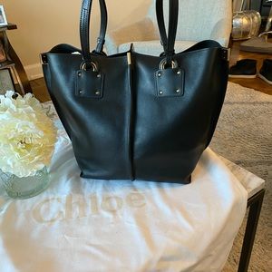 Chloe Vick Leather Vick Tote
